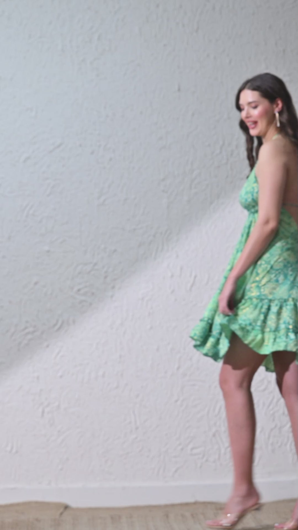 Abstract Fall dress